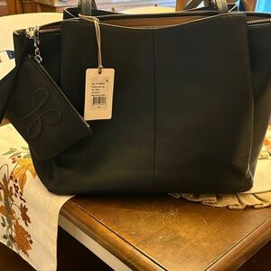 HOBO Black Women's Tote with Pouch